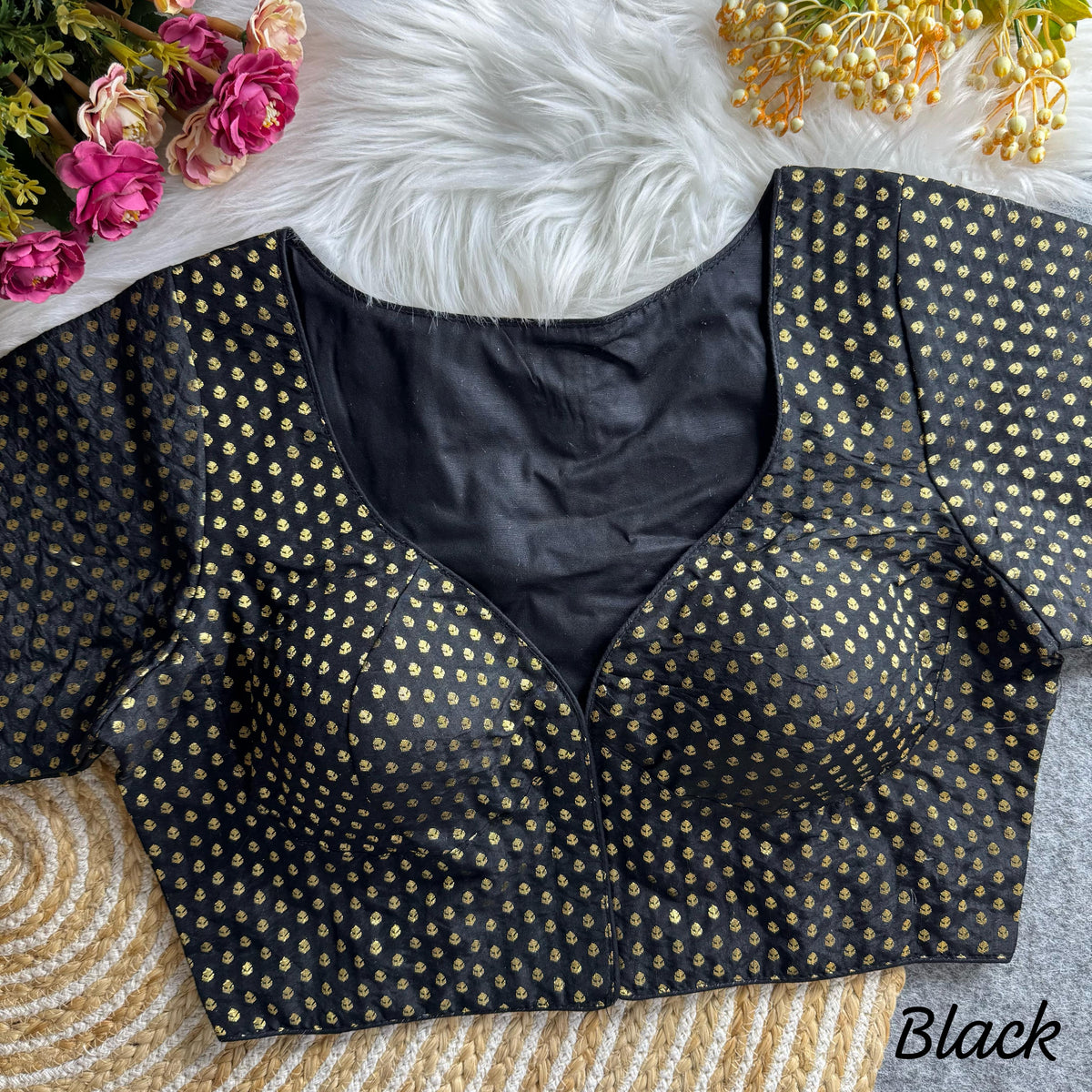 NEW BANARASI JEQUARD BLOUSE